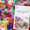 Konfetti Zahl 55 Bunt zum 55. Geburtstag | Deko für Jubiläum und Party | 500 Stück, metallic-bunt, 10mm groß | Zahlenkonfetti Tischkonfetti Tischdeko, Edition: Zahl 55