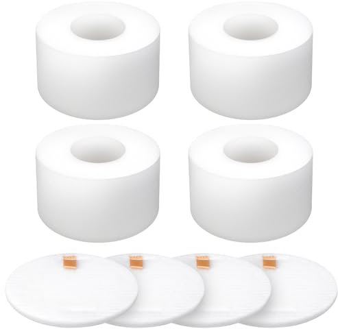 Filtro de repuesto compatible con Shark, filtro Mellbree NZ801UK compatible con aspiradora Shark, Hoover Lift Away NZ801ukt, NV680, NV681, NV682, NV801, N803, UV810, AZ910, 4 unidades