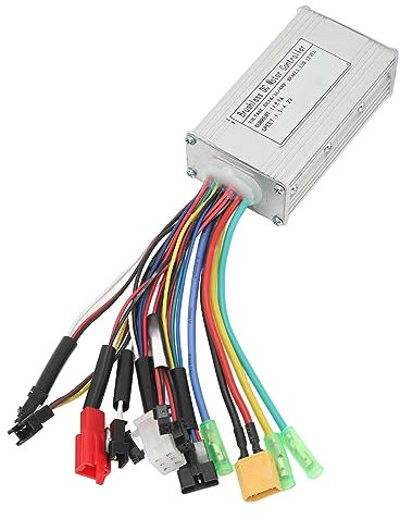 WEbjay E Bike Controller E-Bike Akku Umrüstsatz mit Display 17A Fahrrad Brushless Motor Controller for Elektroroller Brushed Motor Controller