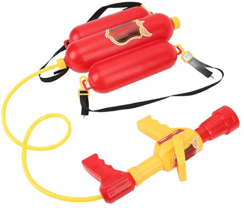 Feuerwehrmann-Rucksack, Wasserspielzeug, Rucksack, Wasserpistole, Blaster, Feuerlöscher, Wasserrucksack, Spritzspielzeug, für Outdoor-Spiele, Jungen und Mädchen,