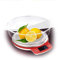 OOMRNV Balance de Cuisine Fonction d'épluchage rétro-éclairage 5KG Balance de Cuisson Balance médicale Cuisine Rouge avec Bol Balance de Cuisson numérique,Red with Bowl