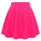 Gum & Berries Mini jupe patineuse évasée taille haute pour filles tenue décontractée de danse et de fête, rose fluorescent, 9-10 ans