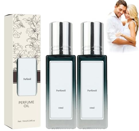Pheromonparfüm Herren,Pheromone Parfum Herren, Diskrete Roll-On-Anwendung – Für eine natürliche,Pheromonparfüm Roll-on Pheromone Parfum Herren für Herren (2PCS)
