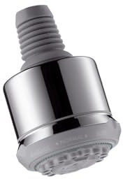 hansgrohe Clubmaster Duschkopf, Kopfbrause mit 3 Strahlarten, Chrom