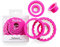 Decora 0255301 Set 6 EMPORTE-Piece Ronde CANNELé CM 1,5/2,5/3,5/5/6,5/8, Plastique