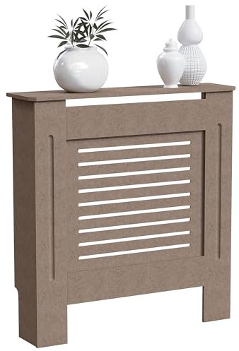 Vida Designs Milton Cache-radiateur Moderne Non Fini, MDF Non Peint, Petit