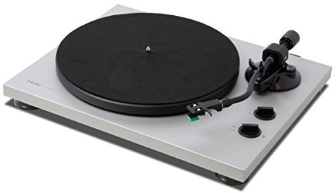 Teac TN-400BT(MW) HiFi-Plattenspieler (Riemenantrieb, drei Schallplattenspieler Abspielgeschwindigkeiten (33/45/78rpm), Bluetooth, USB für PC-Aufnahmen, MM-Tonabnehmersystem), Matt Weiss