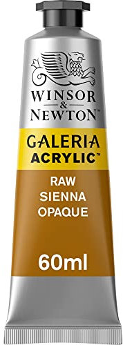 Winsor & Newton 2120553 Galeria Acrylfarbe, hohe Pigmentierung, lichtecht, buttrige Konsistenz, 60 ml Tube - Siena Gebrannt Opak