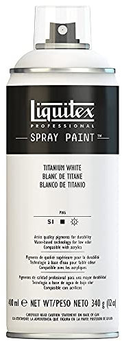Liquitex Professional Peinture acrylique Aérosol 400 ml Blanc de titane