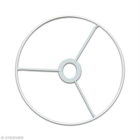 Gestell Lampenschirm Kreis mit Ring Ø 10 cm – Graine Créative