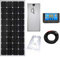 Lowenergie 150W Mono Solar Panel Battery Charging Kit with Charger Controller & Mounting Bracket Set. For Caravans, Motorhomes, Boats & Any Flat Surface