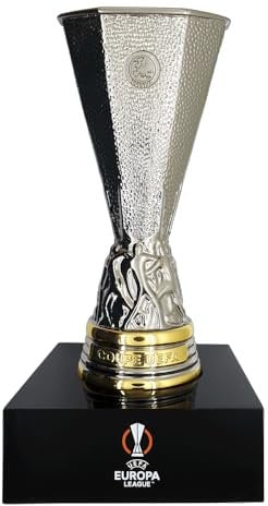 UEFA EUROPA LEAGUE Replica-Pokal auf Acrylpodest (150 mm), Silber, 15cm