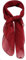 TigerTie Feines Damen Chiffon Nickituch in weinrot einfarbig Uni - Größe 58 cm x 58 cm - Tuch Halstuch Schal