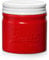 DOWAN Porzellan Butter Keeper Crock, Französische Butterdose mit Deckel, Porzellan-Buttertopf im Einmachglas-Stil, Geprägter Butterbehälter für Frisch Aromatisierte Butter, Rot