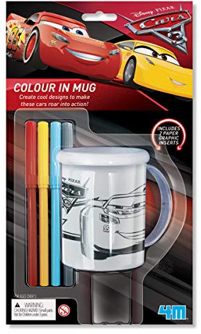 4M D406208 Disney Cars Colour in Mug