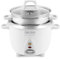 Aroma Housewares 6-Cup (Cooked yield) / 1.2Qt. Select Stainless Pot-Style Rice Cooker, & Food Steamer, One-Touch Operation, White