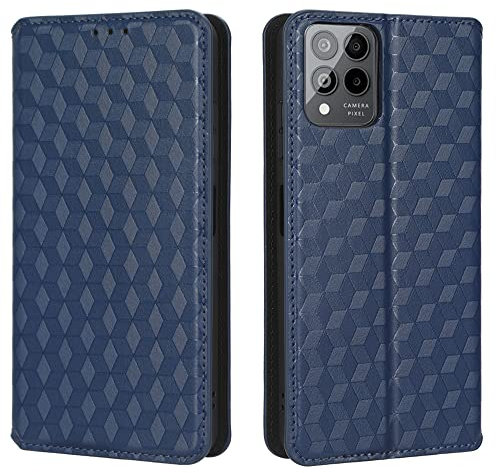 Baifu Handyhülle für T-Mobile T Phone Pro 5G Hülle, PU Leder Case Cover Tasche mit Brieftasche Schutzhülle für T-Mobile T Phone Pro 5G Klapphülle, Quadrat4