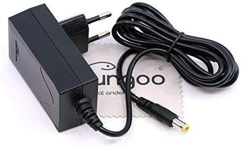 Chargeur Compatible Rowenta Air Force Extreme RH877583 RH8775WP RH8775WS RH8776WP RH8777WP RH8778WO RH877901 (Remplace SSC-360025EU RS-RG5277) avec mungoo Chiffon de Nettoyage d'écran
