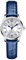 Szaikyri Klassik Uhr für Frauen mit Einfacher Zeit Lese Arabische Ziffern Damenuhren mit Kalender Wasserdicht (Blue Mix Silver)