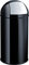helit H2401495 - Push-Abfallbehälter „the dome“ 50L, schwarz