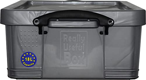 Really Useful Box Silber 18L Schlicht und Funktional Rechteckig Box