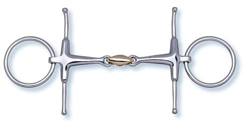Stübben Gebiss 2278 Fulmer-Trense - 14,0 cm - 16 mm - Sweet Copper Mittelstück