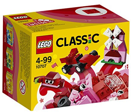 LEGO 10707 Classic Kreativ-Box, Baukästen, rot