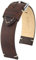 HIRSCH Ranger Uhrenarmband - Uhrband aus Leder im Retro Vintage-Style für Damen- & Herren-Uhren - mit Werkzeug - Braun - 20 mm