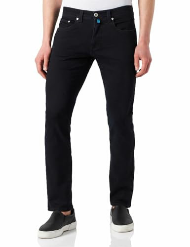 Pierre Cardin Herren Jeans Lyon | Männer Hose | Tapered Fit | Blue/Black Used Washed | Blue/Black Used 8002 6802 | 36W - 36L