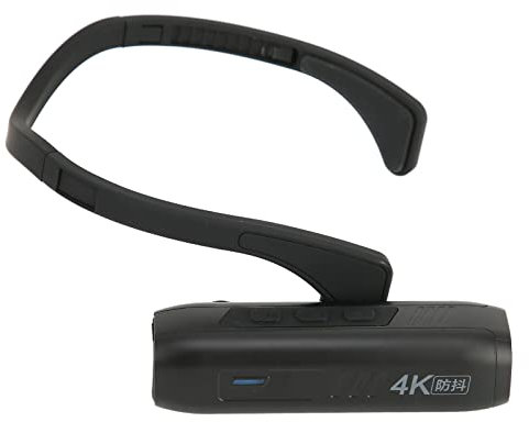 Yunseity 4K-Camcorder, 1080P 60FPS Freisprech-Kopfkamera, Am Kopf Tragbare Videokamera, 6-Achsen-Gimbal-Stabilisator, Wi-Fi-APP-Steuerung