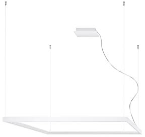 Sollux TH.156 Kronleuchter NELYA L weiss 4000K Aluminium 70W L: 110cm B: 110cm H: 150cm