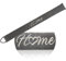 com-four® Coupe-Vent, Coupe-Vent Extra Lourd, Coupe-Vent Efficace, Bonne étanchéité Contre Les Courants d'air et la Perte de Chaleur, paillasson avec Lettrage (Gris - rayé)