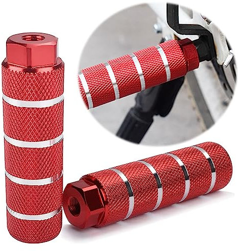 LightBeacon 2 Pedane per Bicicletta, Perni per Bicicletta in Lega di Alluminio, Pedane per Pedali per Bicicletta, Pedane per Bicicletta Antiscivolo, Pedane per Bici per BMX, Mountain Bike, Bicicletta