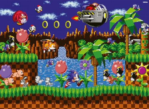 Ravensburger Puzzle 12001135 - Sonic - 500 Teile Sonic The Hedgehog Puzzle für Erwachsene und Kinder ab 12 Jahren