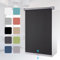 Grandekor Verdunklungsrollo ohne Bohren Schnurlos 60x130cm(BxH) Dunkelgrau Rollos Springrollos Schnapprollo Mittelzugrollo Klemmrollo Verdunkelungsrollo Thermorollo für Fenster