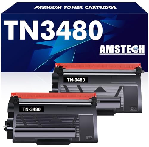 TN3480 HL-L5100DN Toner Kompatibel für Brother TN-3480 TN 3480 HL-L5100DN MFC-L5750DW Toner MFC-L5700DN HL-L5200DW DCP-L5500DN HL-L6400DW HL-L5000D HL L5100DN TN-3430 TN3430 Schwarz, 2-Pack