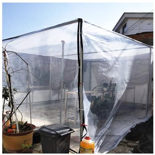 Bâche Transparente avec œillets 2x2m, Protection Exterieur, Bache Protection Bois Transparente Imperméable pour Jardins, Gazebo, pergola Serre Balcon (Size : 2x3m)
