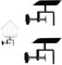 Bird House Pole for Fence 2 Pack,Heavy Duty Feeder Pole Mount Kit(Bird House Not Included)