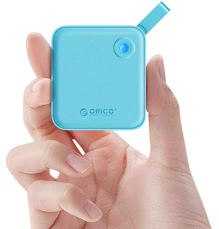 ORICO SSD portátil de 4 TB con cable USB C 2 en 1, unidad de estado sólido externa, hasta 460 MB/s, indicador de estado, almacenamiento confiable para teléfonos inteligentes, tabletas y PC USB-C -
