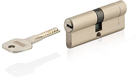 GERCAR Pro+ Gleichschließend 2x Schließzylinder 45/55 Set 2 Profilzylinder N+G inkl. 10 Schlüssel - 100 mm Türschloss Zylinderschloss 2er Zylinder - Länge: 100mm, A:45 B:55 - Schließsystem