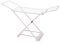 ForenTex Tendedero Plegable con Alas, Superficie de Tendido 20 m, Cierre de Seguridad, Resistente al Sol y a la Intemperie, Compacto, para Interior y Exterior, Hecho de Resina – Blanco sin Pinzas