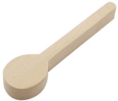 Portable Wooden Carving Spoon Blank Unfinished Beech Walnut for Starter 11 cm