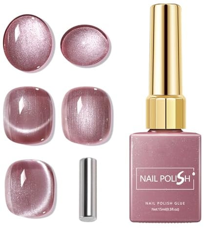 GZSYY UV Nagellack Cat Eye Gel Polish Magnet Nagel Rosa Gel Nagellack UV