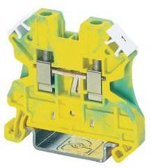 Phoenix Contact UT 6-PE Reihenklemme Einfach Grün/Gelb, 0.2 → 10mm² / 41A, Schraubanschluss, Packung a 10 Stück