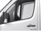 ClimAir Windabweiser Schwarz kompatibel mit Mercedes Sprinter 2005-2017 / Volkswagen Crafter 2006-2017