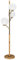 Relaxdays 10023804 Lampe sur Pied GLOBI 3 Abat-Jours, Métal, Doré/Blanc, 161 x 45 x 39 cm
