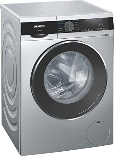 Siemens WN54G1X0 iQ500 Waschtrockner, 10 kg Waschen & 6 kg Trocknen, 1400 UpM, Antiflecken-System für 4 Fleckenarten, Outdoor-Imprägnier-Programm, speedPack L Beschleunigen Sie Ihre Programme
