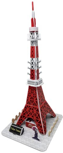Berühmtes Gebäude, 3D-Puzzle (Tokyo Tower)