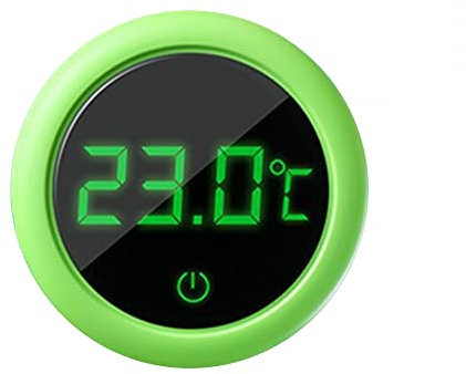 DONGKER Termometro Acquario Digitale,Sensore Temperatura Acquario Adesivo con Display LCD per Terrari Rettili Acquario