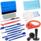 Spanno Vinyl Wrap Tool Kit with Vinyl Squeegee Magnets Holder Vinyl Cutter Edge Trimming Tools for Window Tint Car Flim Installation